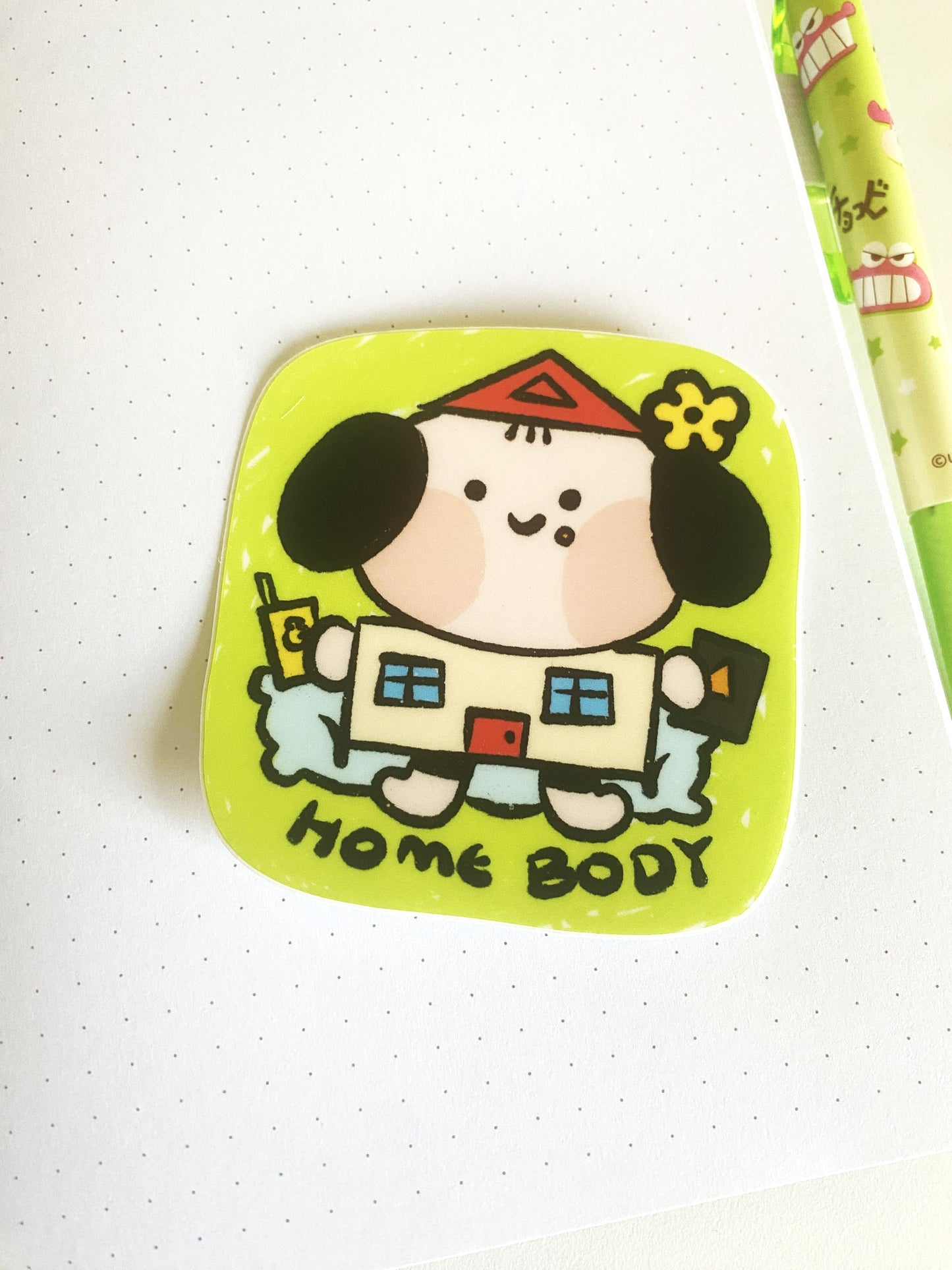 Homebody sticker | Water bottle & Laptops