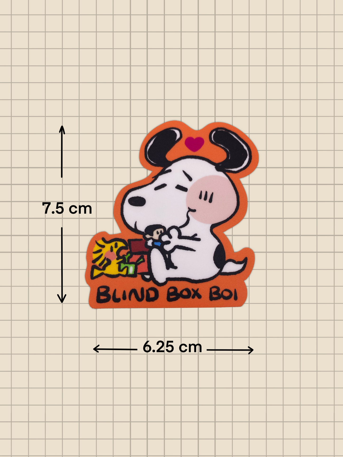 Waterproof Snoopy Blind Box Fan Stickers | Water bottle & Laptops