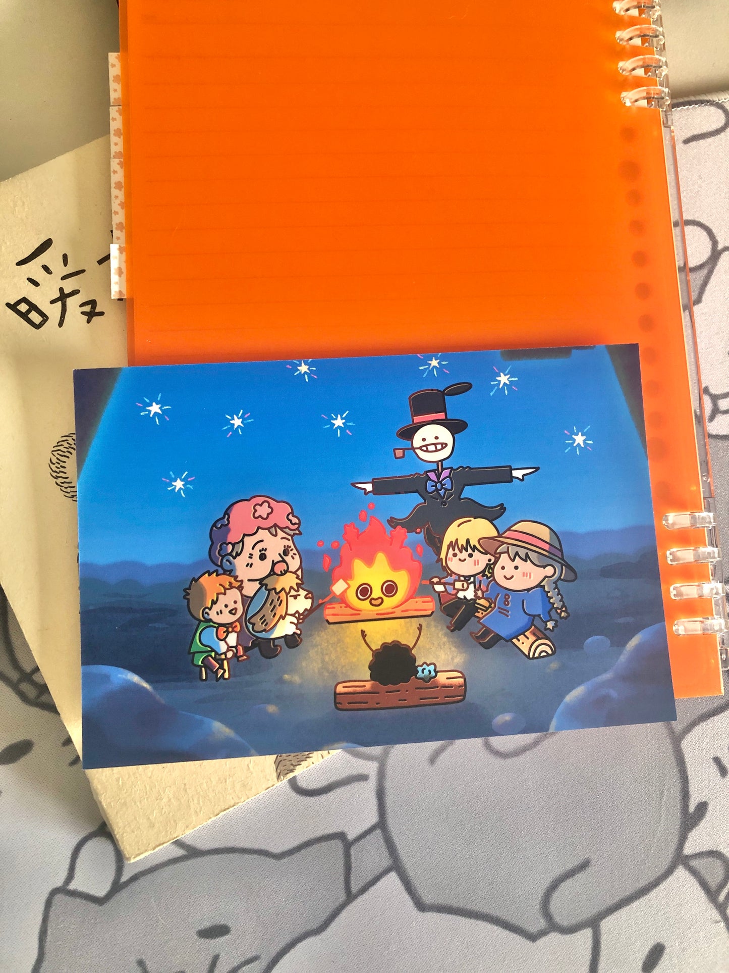 Howls Campfire Storytime Mini Print