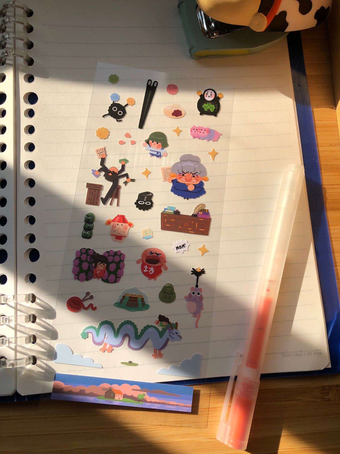 Spirited Away Sticker Sheet