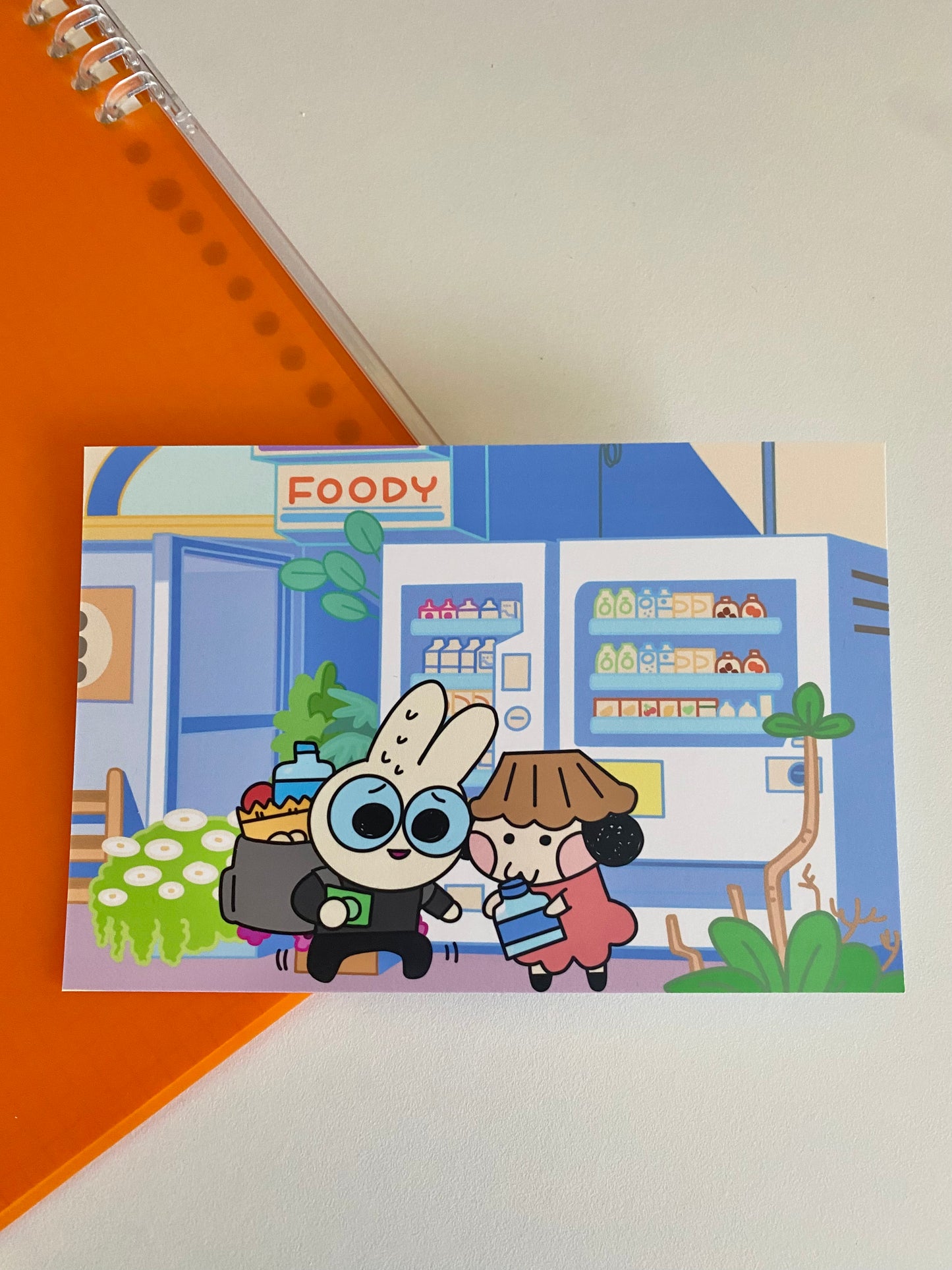Ollie and Leoh Convenience Store Mini Print