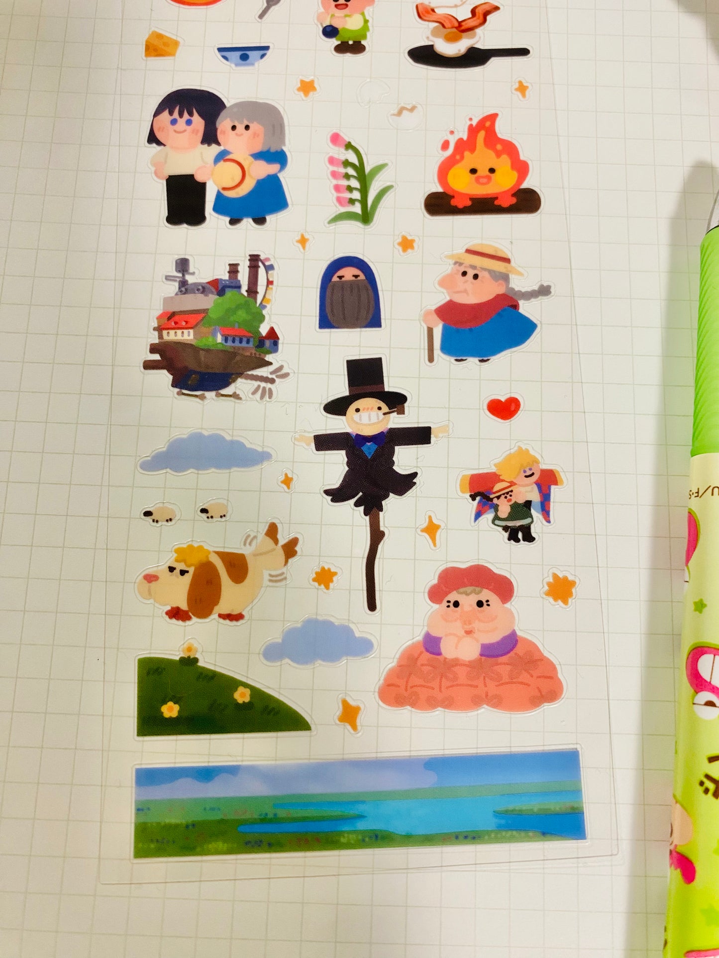 Howls Clear Sticker Sheet