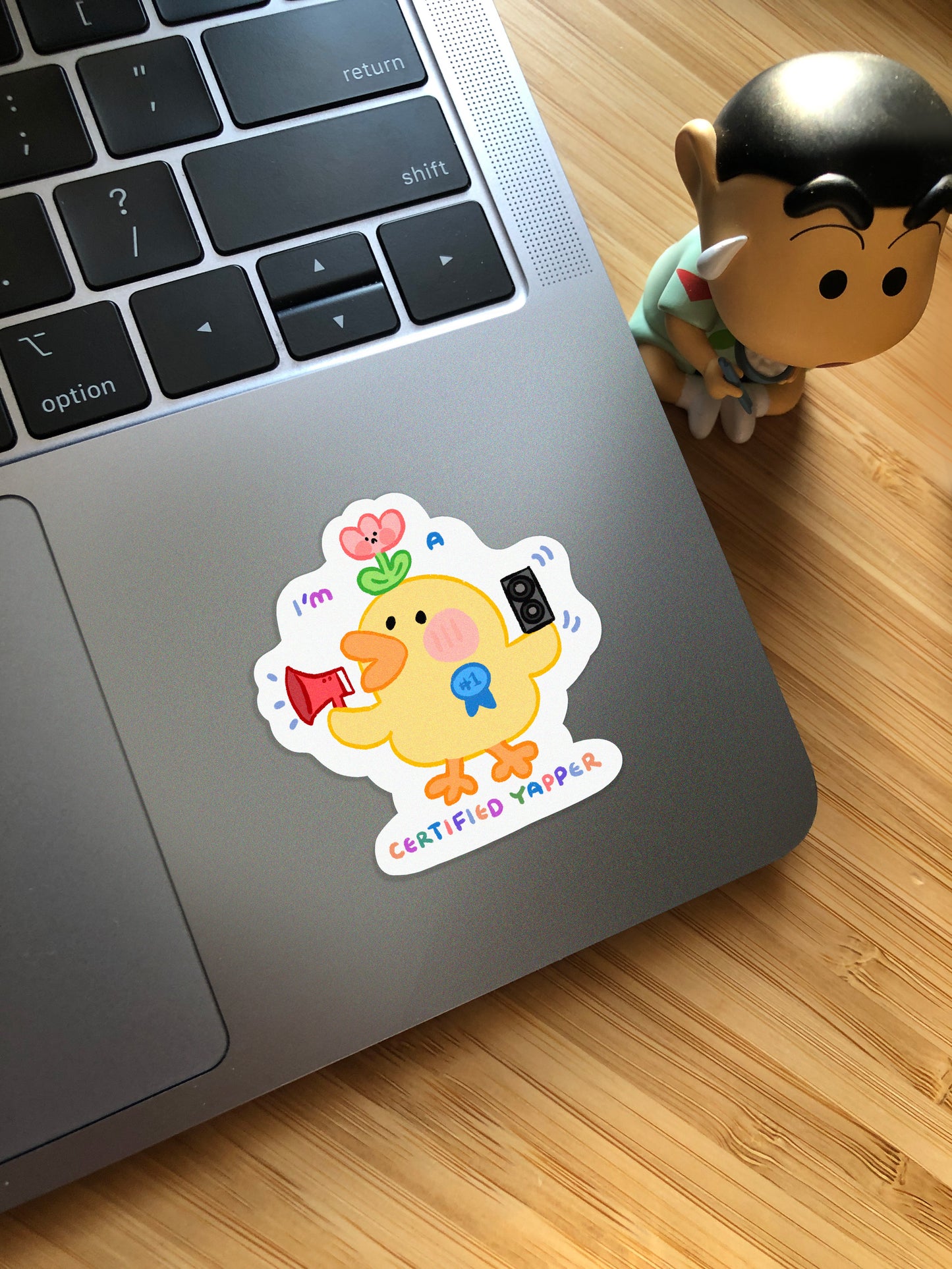 Yapper Duck |  Water bottle & Laptops