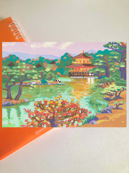 Autumn Castle Mini Print