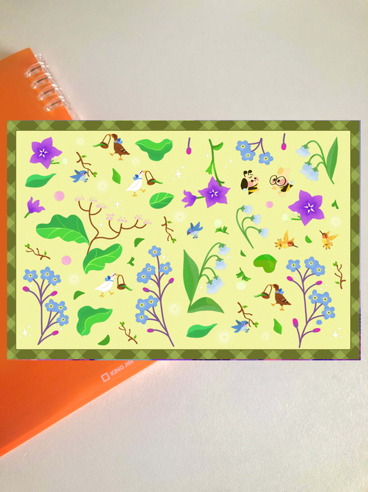 Cottage Core Ducks Mini Print
