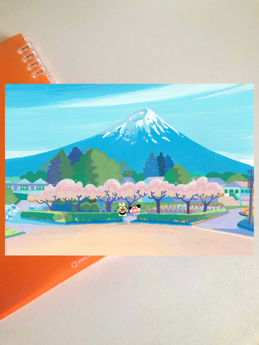 Mt Fuji Mini Print
