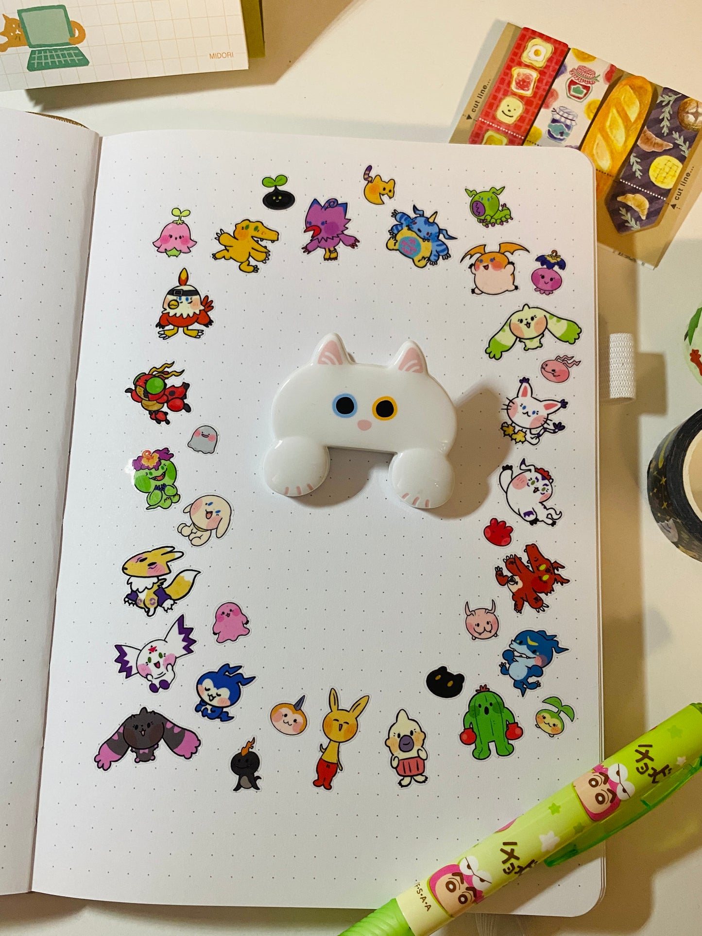 Digimon Sticker Sheet