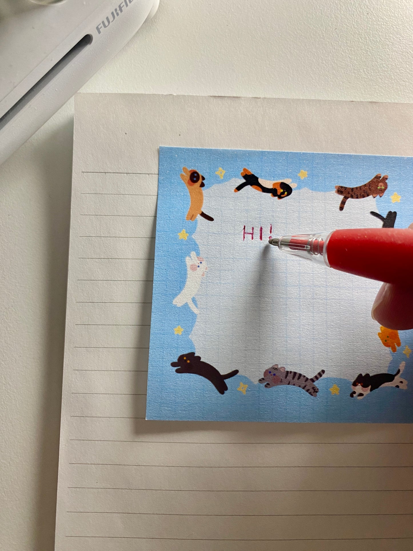 Cat Memo Sticky Notes