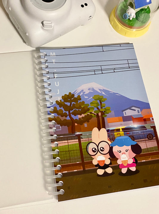 Ollie & Leoh Mt. Fuji Notebook