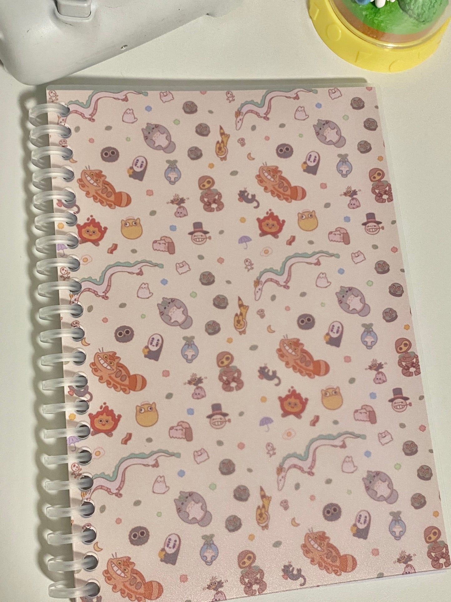 Ghi bli Inspired Pattern Notebook