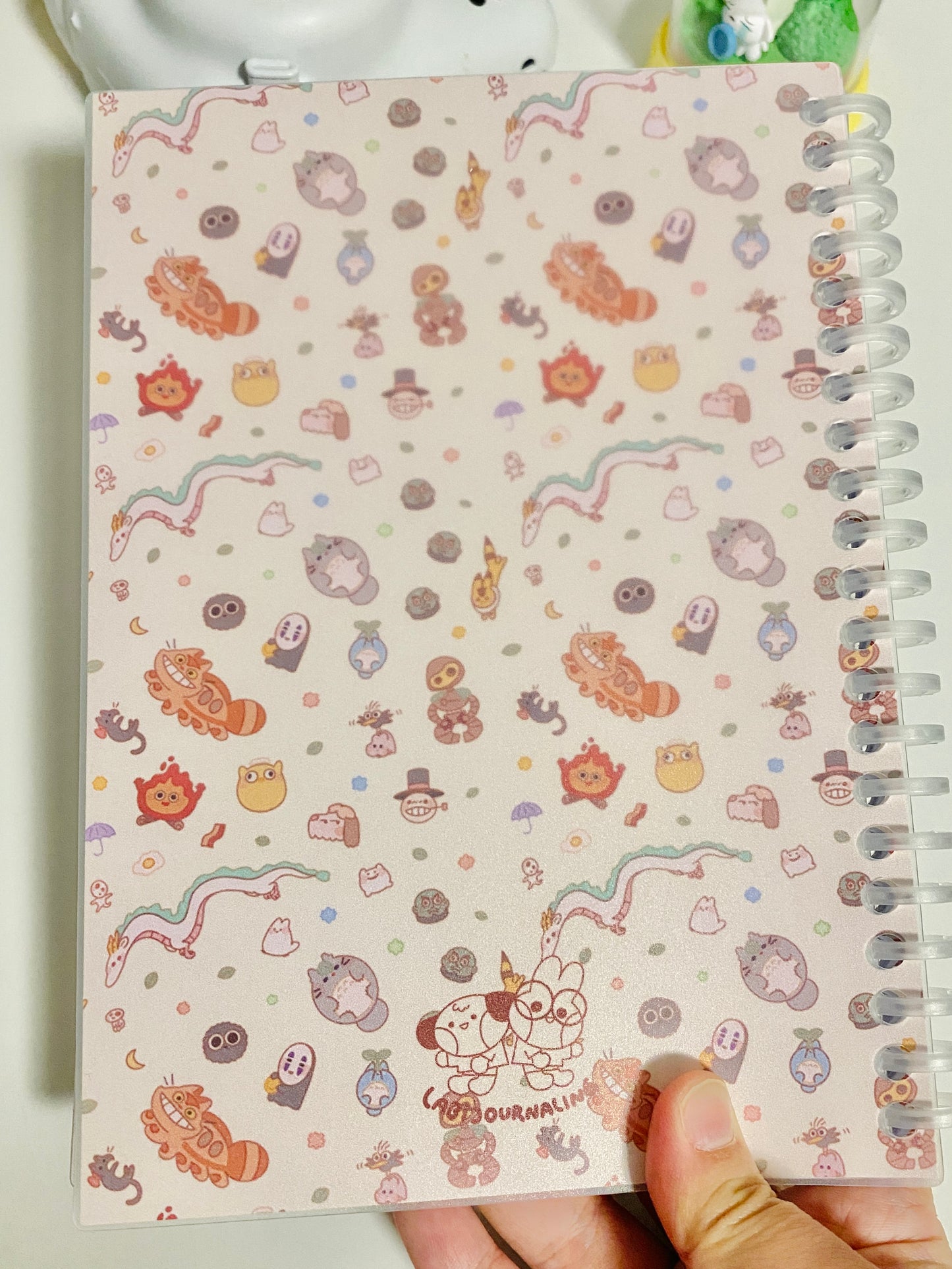 Ghi bli Inspired Pattern Notebook