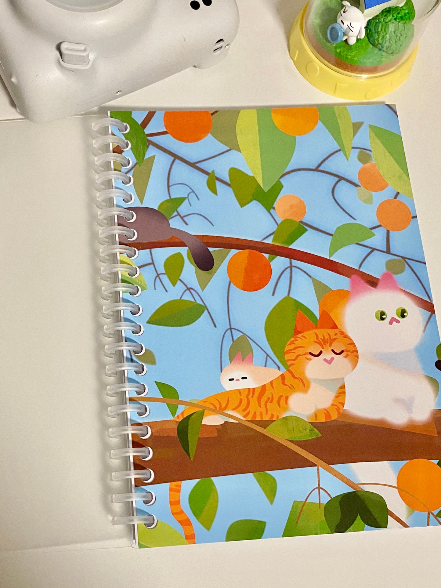 Cat & Oranges Notebook