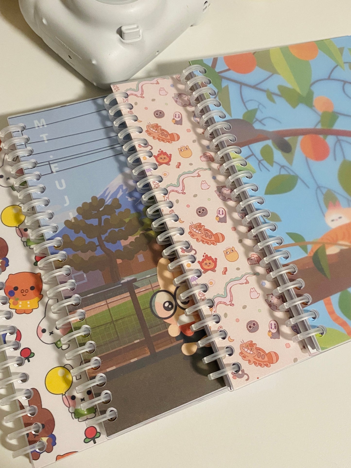 Ghi bli Inspired Pattern Notebook