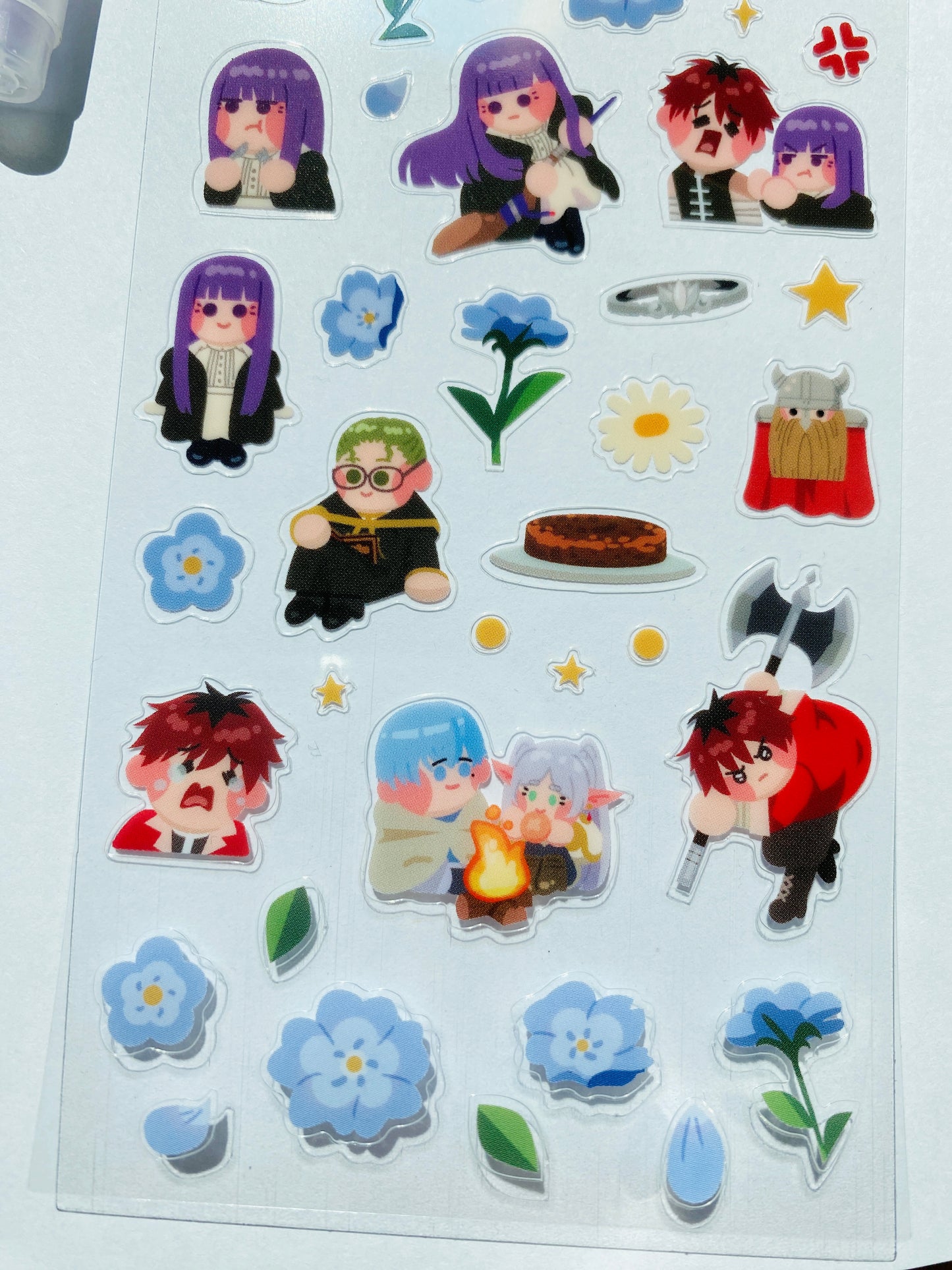 Frieren Inspired Sticker Sheet