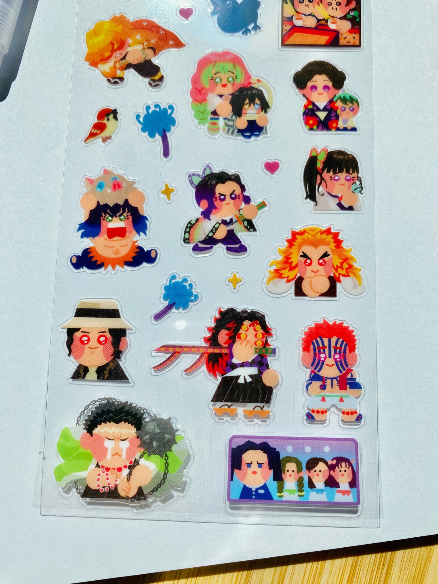 Demon Slay(er) Inspired Sticker Sheet