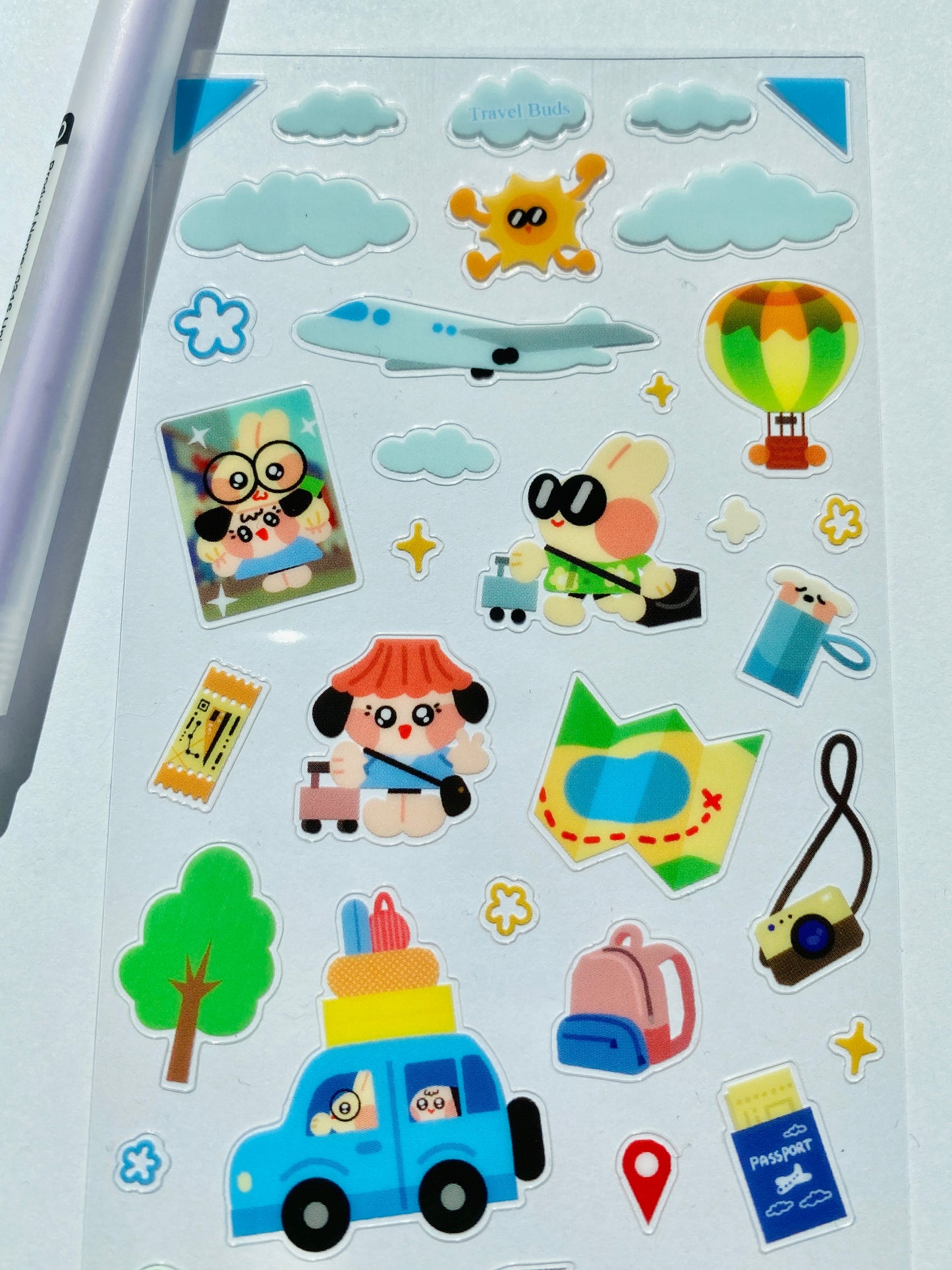 Ollie & Leoh Travel Sticker Sheet