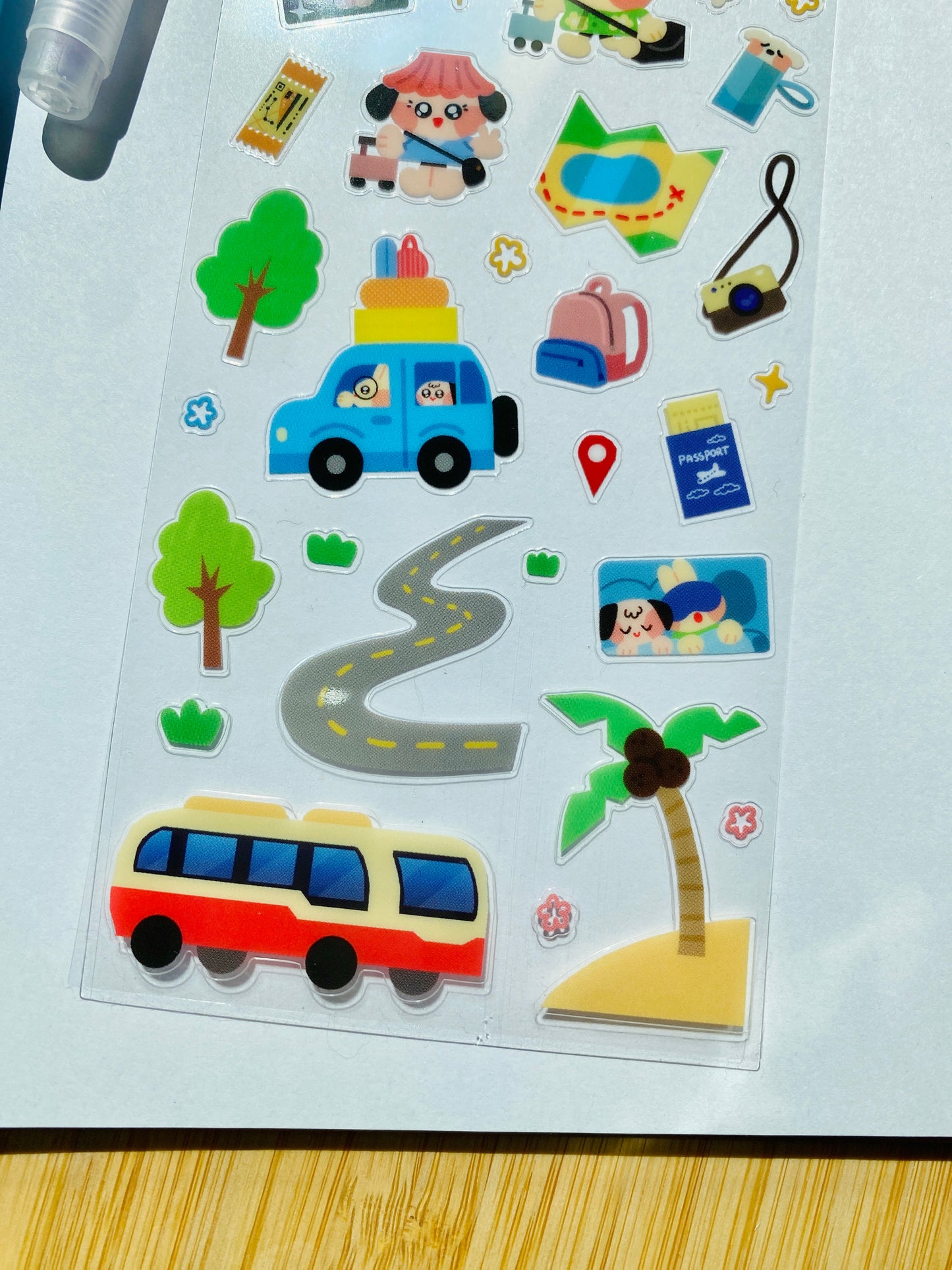 Ollie & Leoh Travel Sticker Sheet