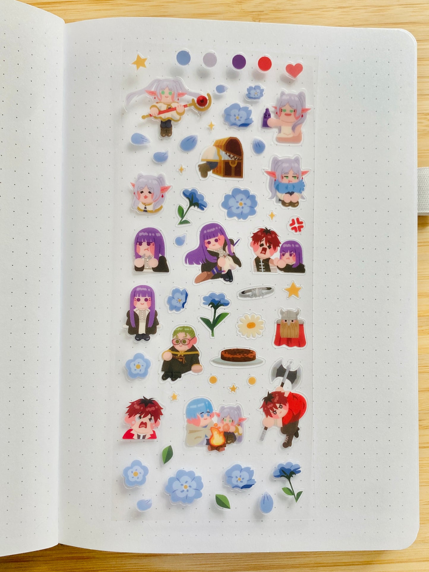 Frieren Inspired Sticker Sheet