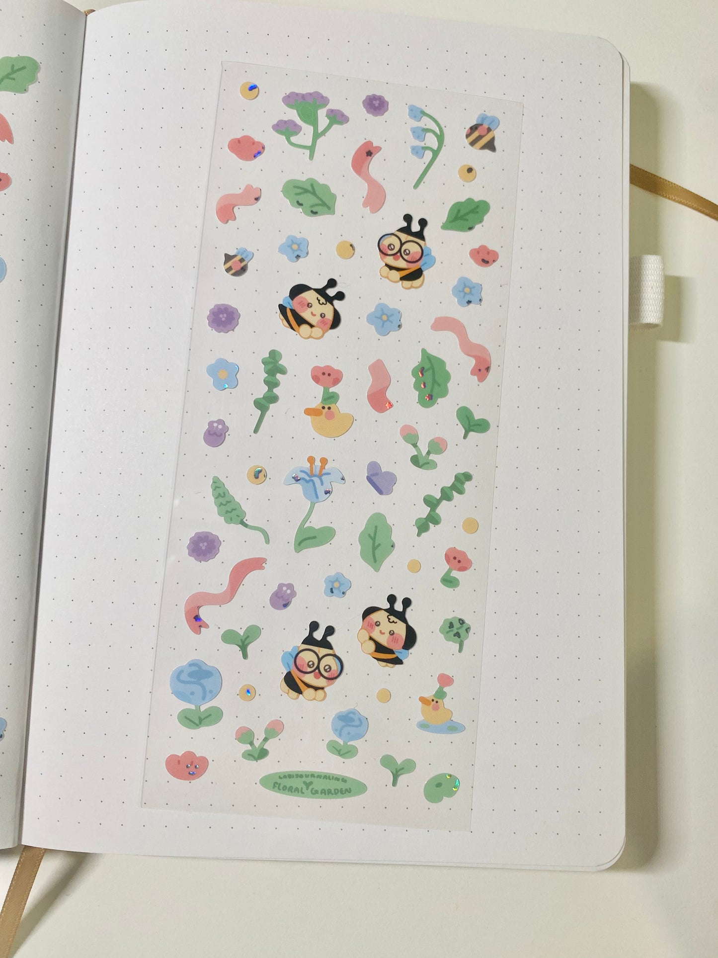 Ollie & Leoh Floral Garden Sticker Sheet