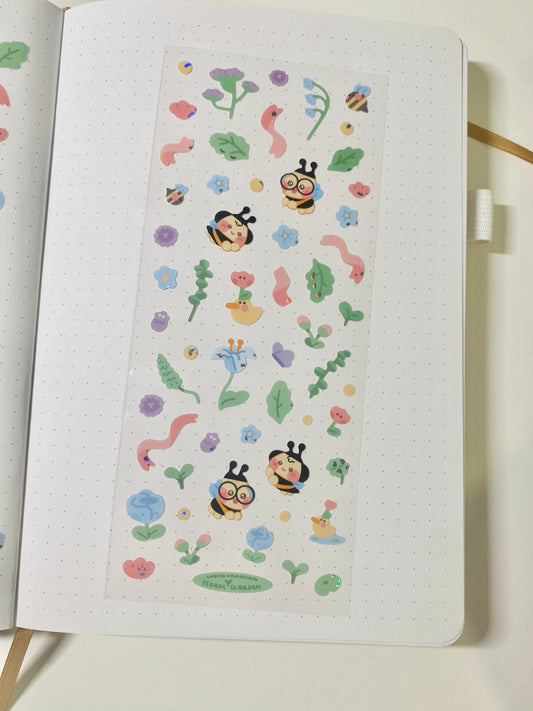 Ollie & Leoh Floral Garden Sticker Sheet
