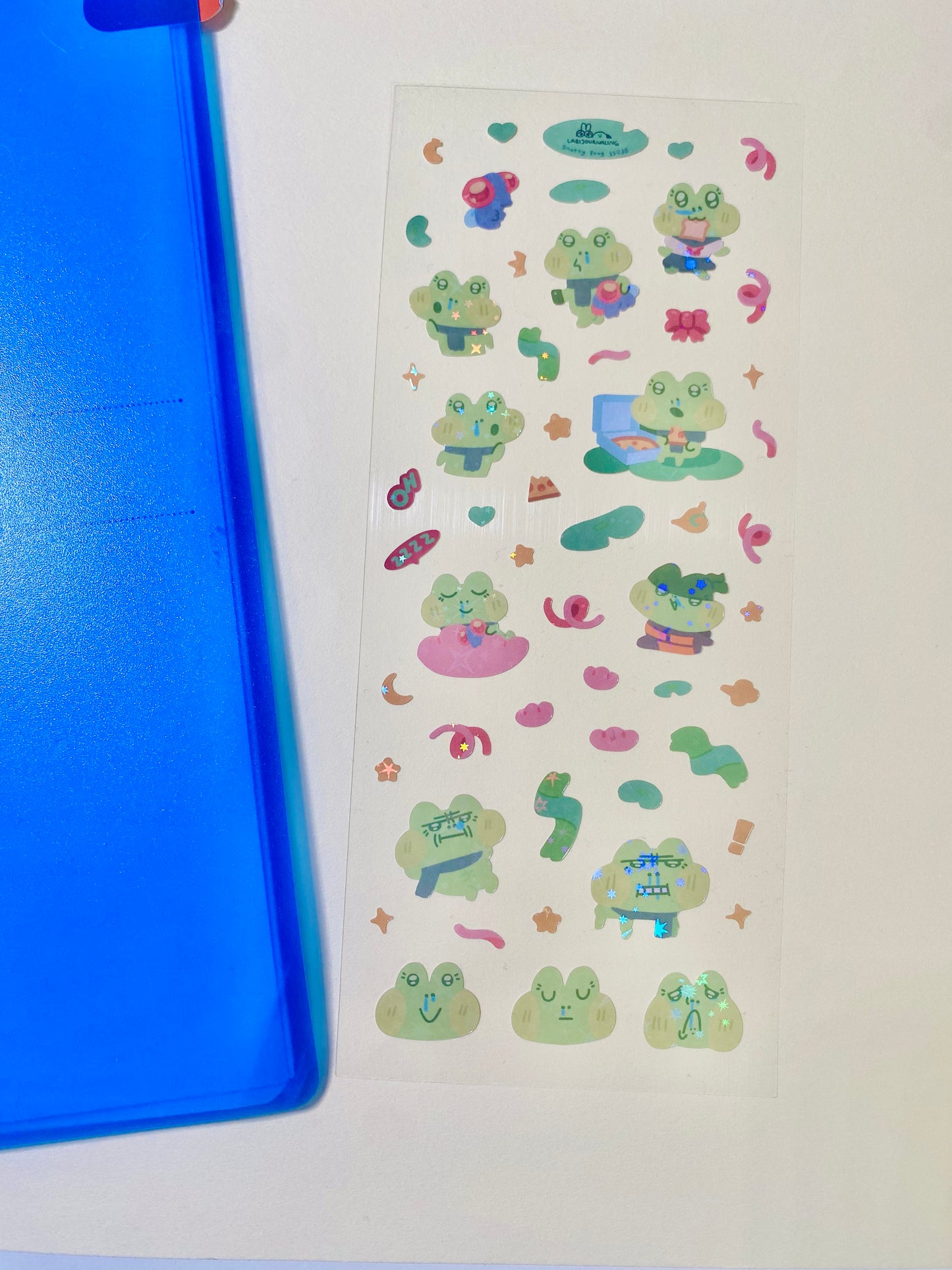 Snotty Frog Sticker Sheet