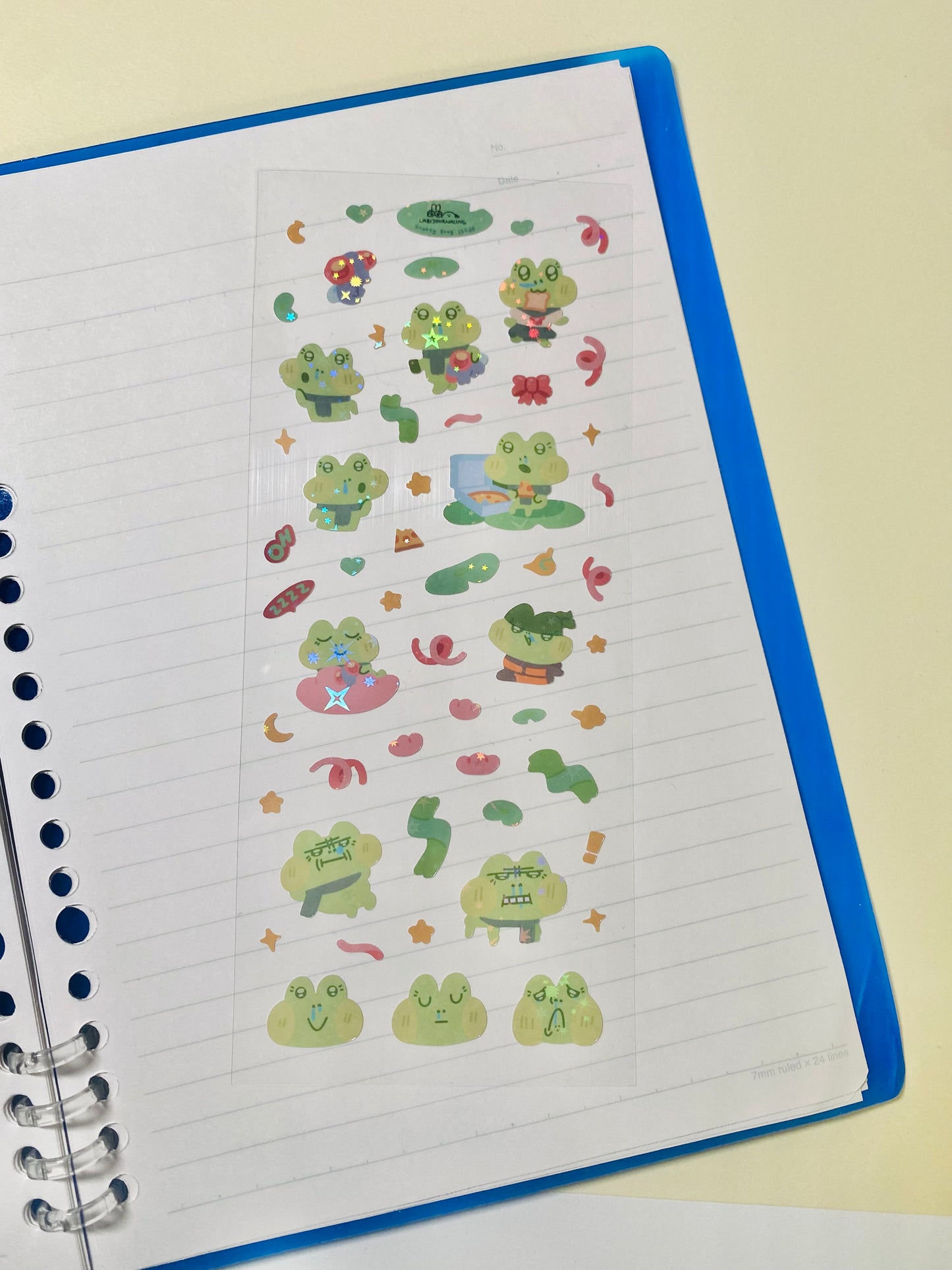 Snotty Frog Sticker Sheet