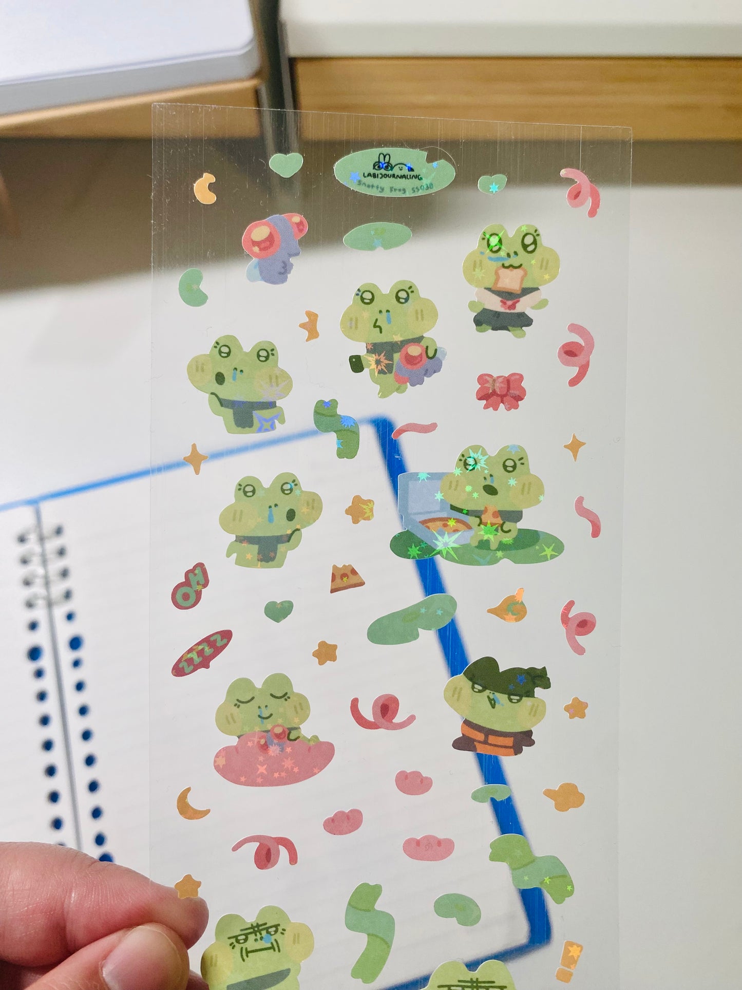Snotty Frog Sticker Sheet