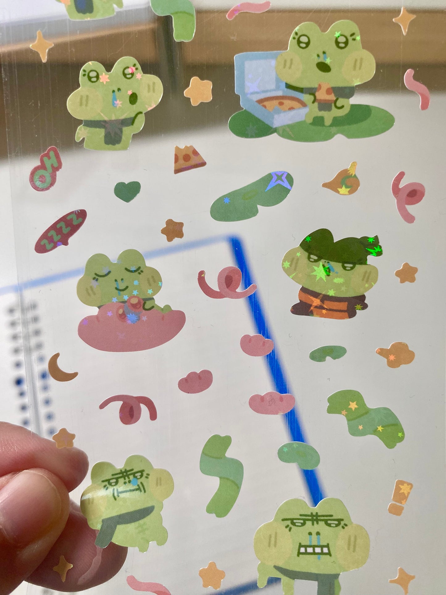 Snotty Frog Sticker Sheet