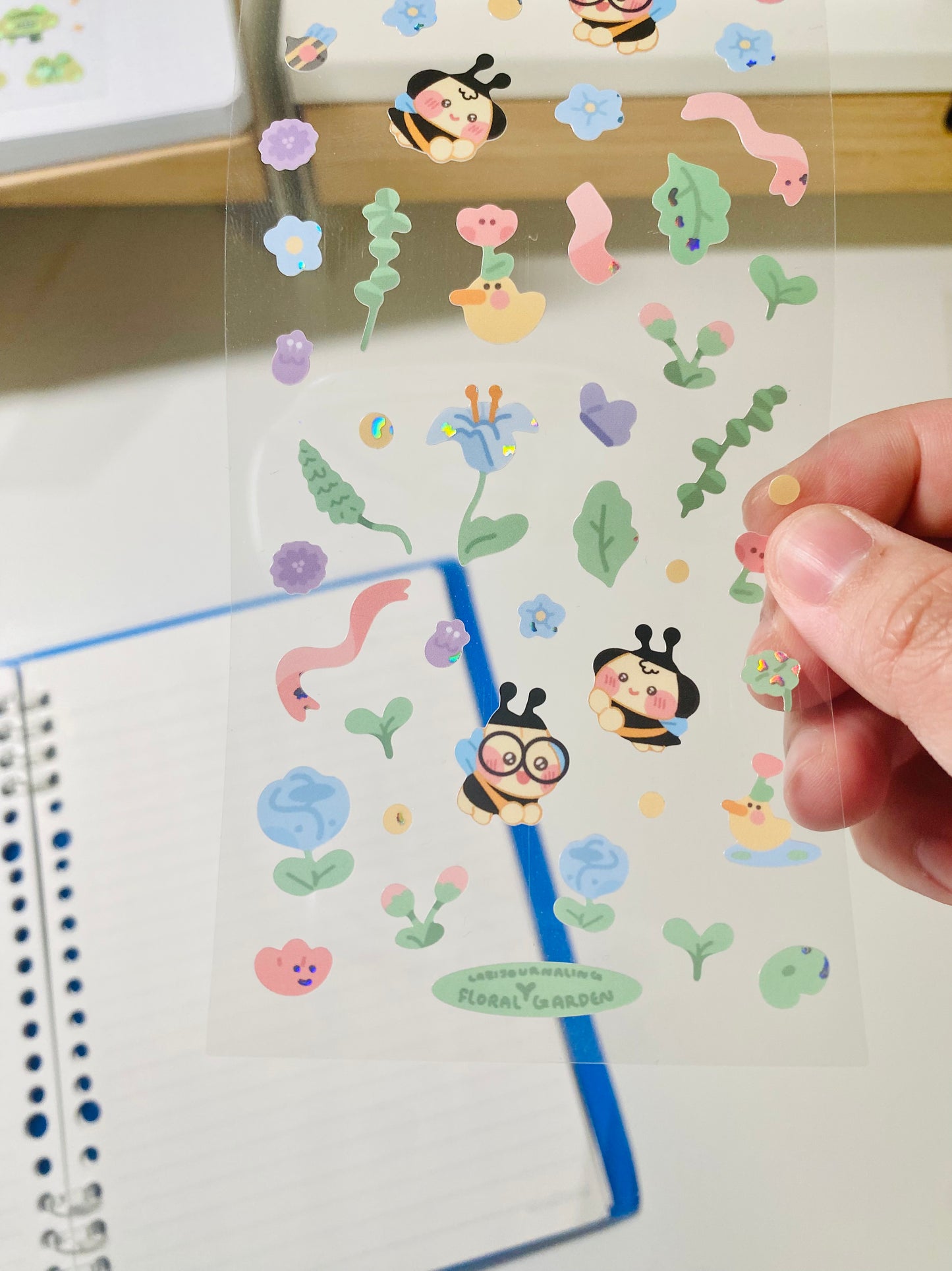 Ollie & Leoh Floral Garden Sticker Sheet