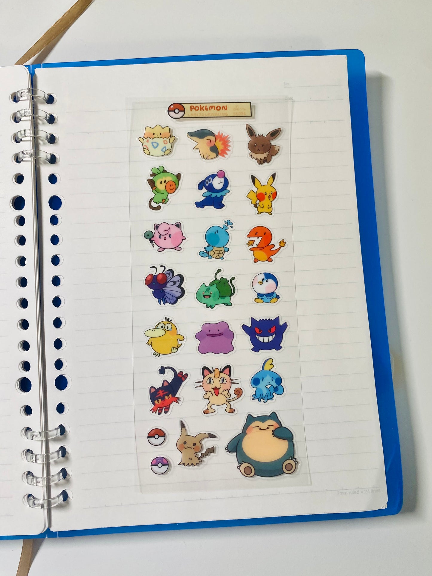 Poke Monsters Sticker Sheet