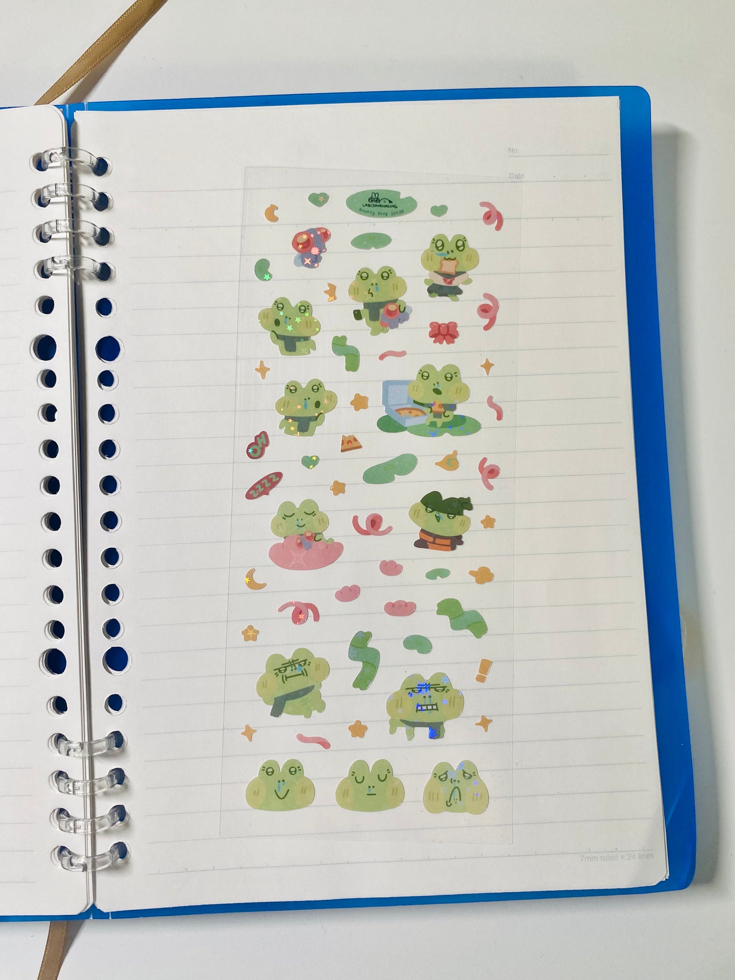 Snotty Frog Sticker Sheet