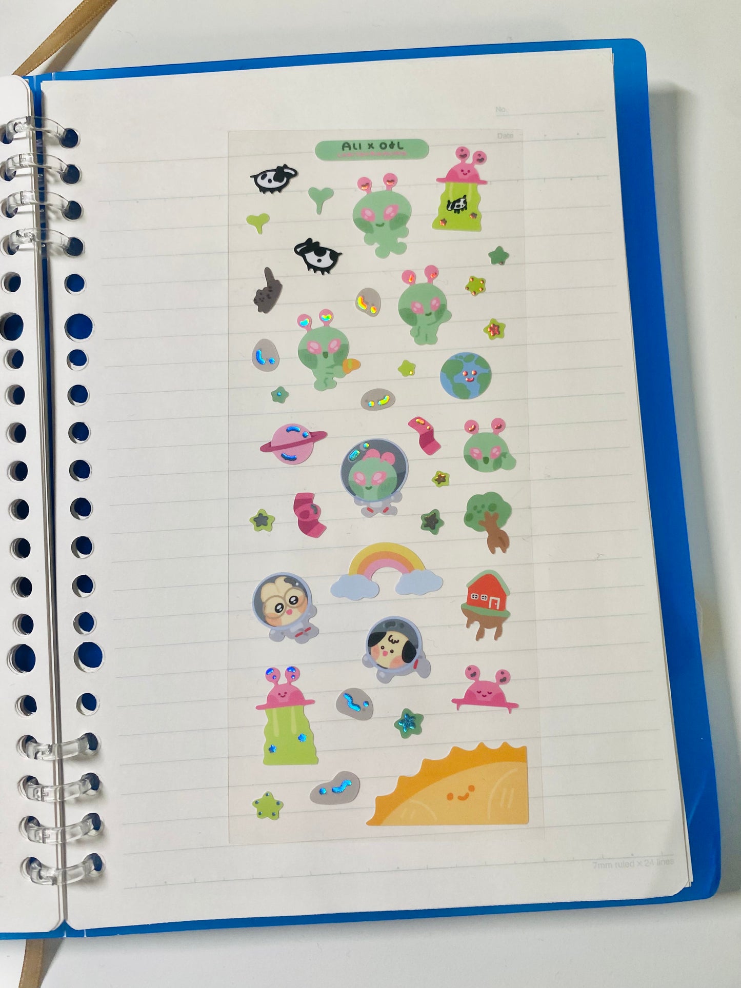 Ali Space Sticker Sheet