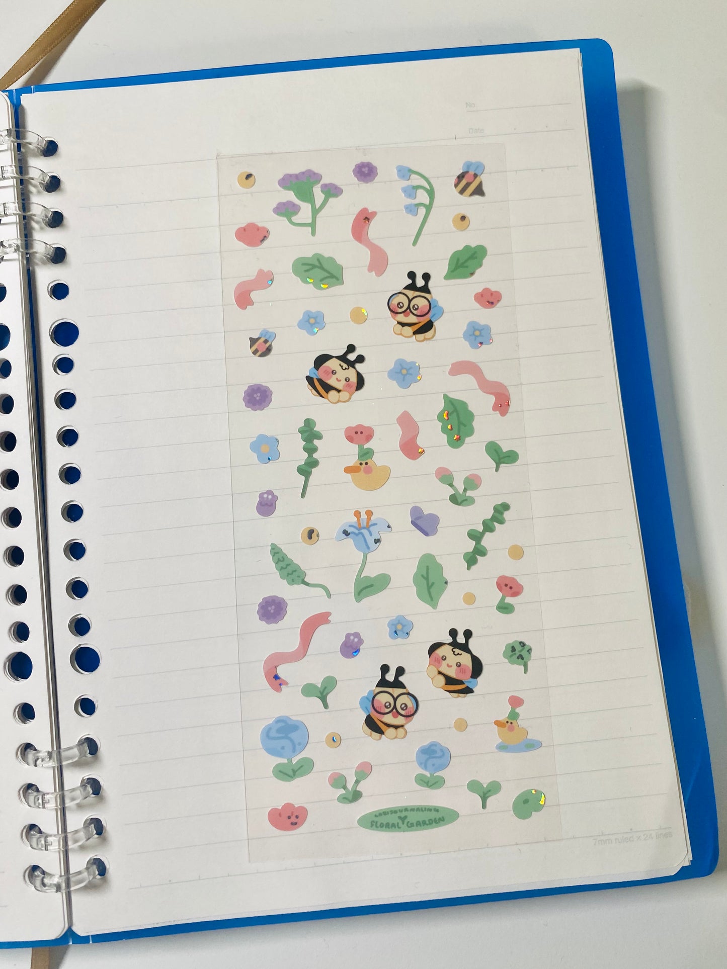 Ollie & Leoh Floral Garden Sticker Sheet