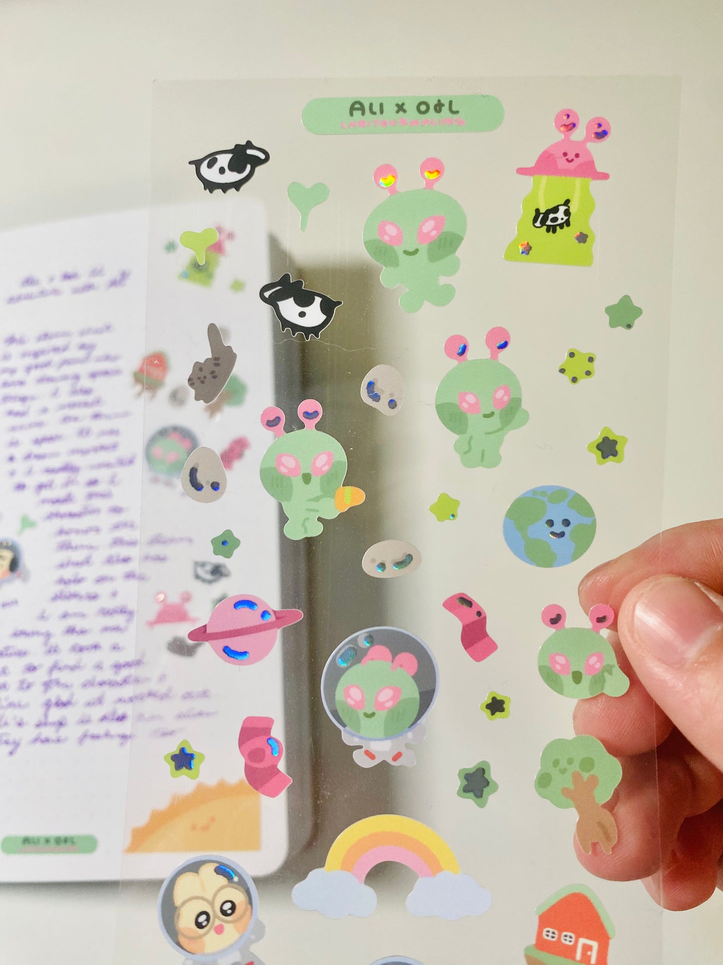 Ali Space Sticker Sheet