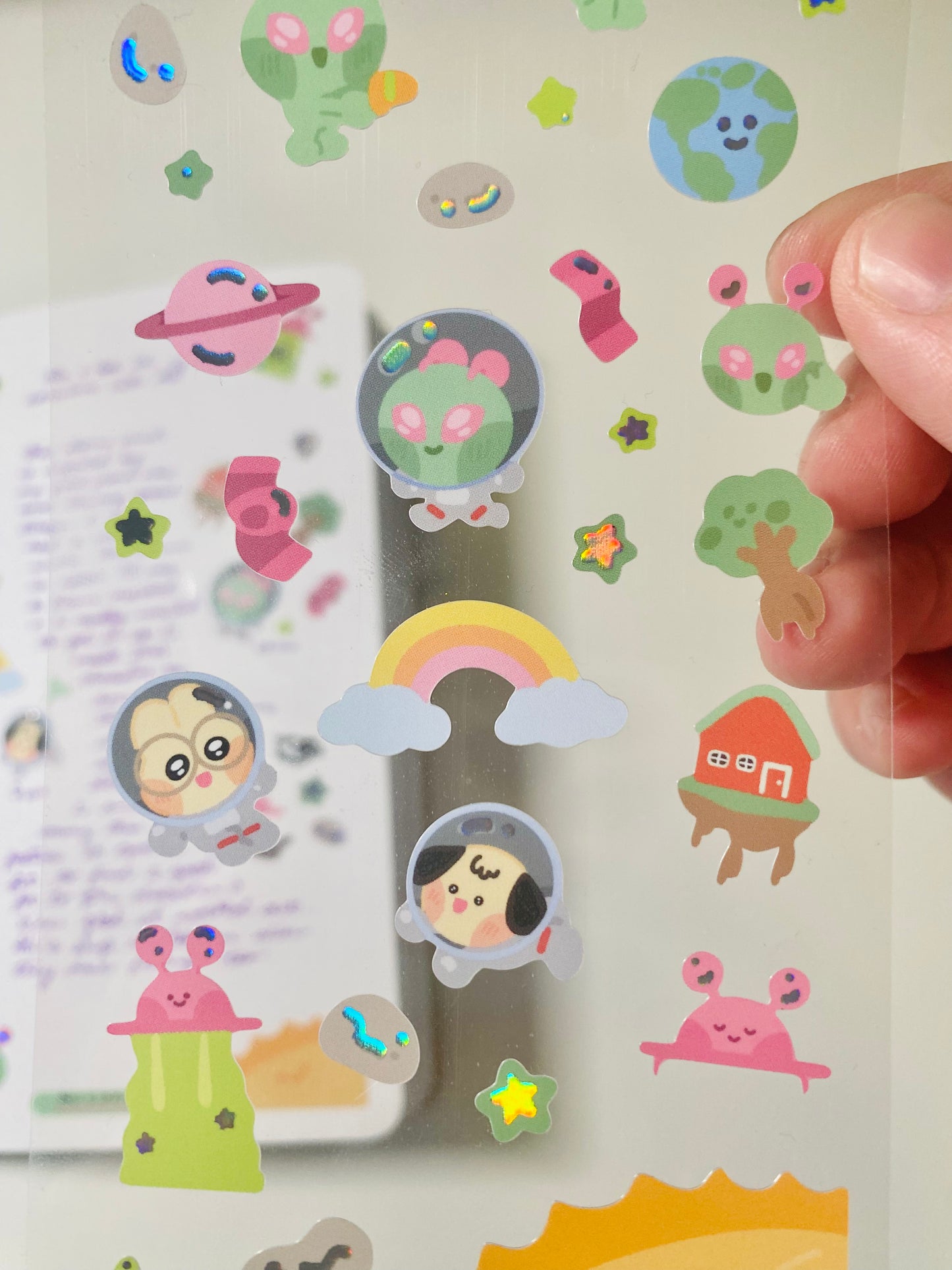 Ali Space Sticker Sheet