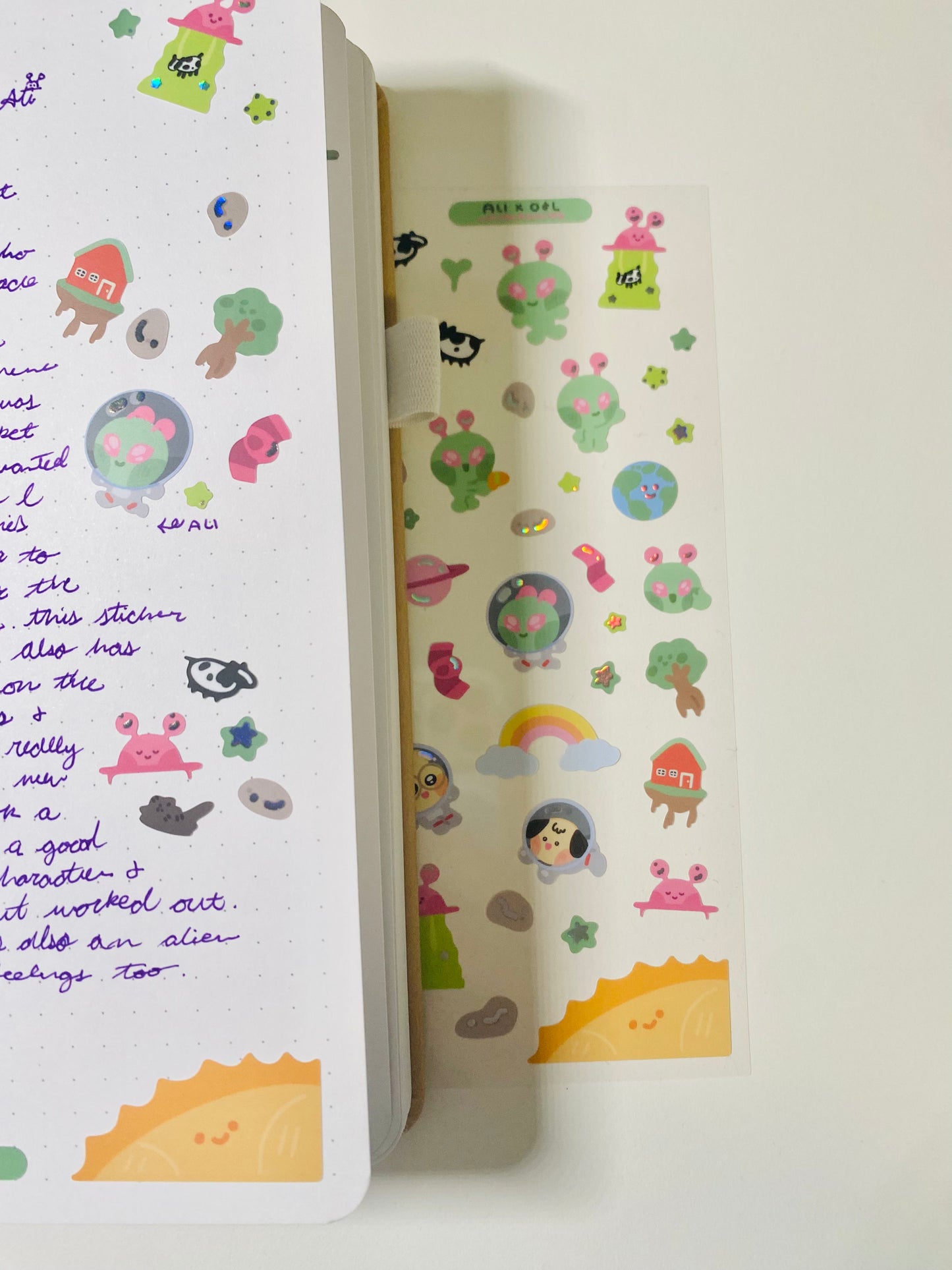 Ali Space Sticker Sheet