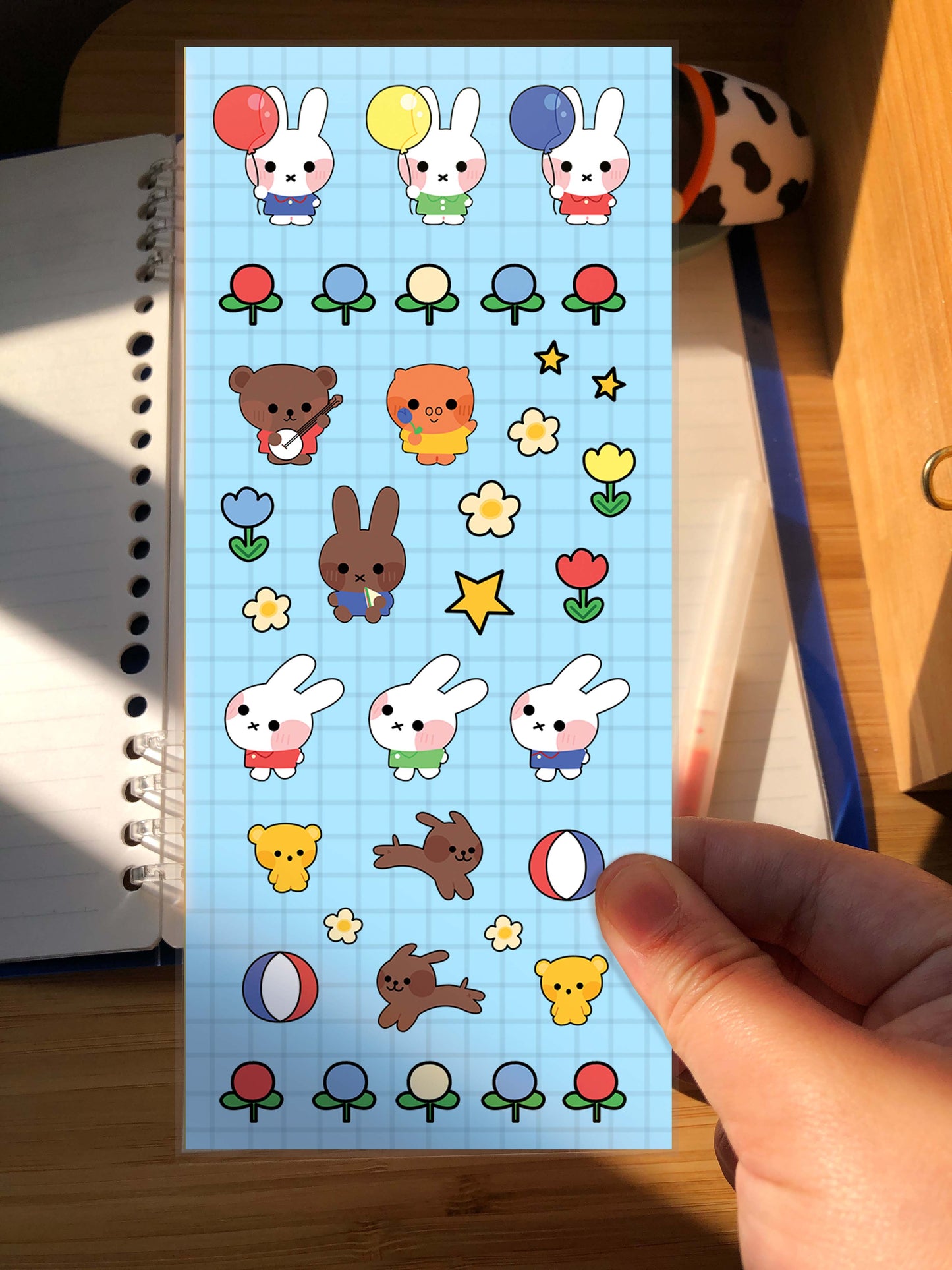 Bunny & Friends Sticker Sheet