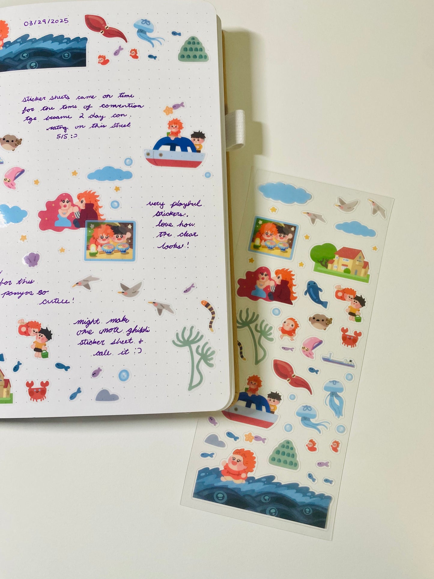 Baby Fish Girl Sticker Sheet