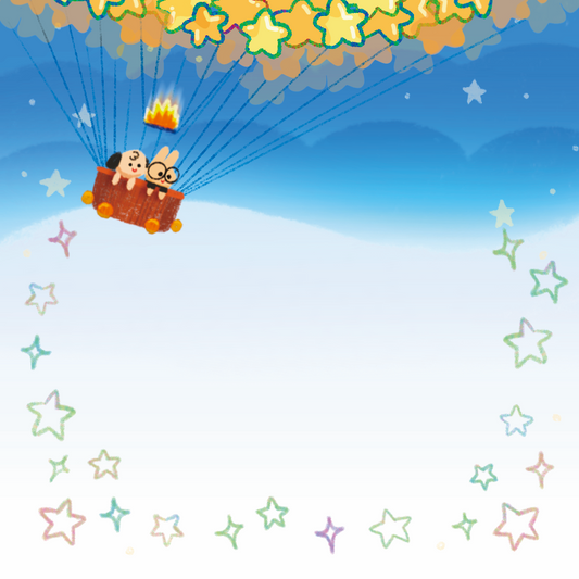 Hot Air Balloon Memo Sticky Notes